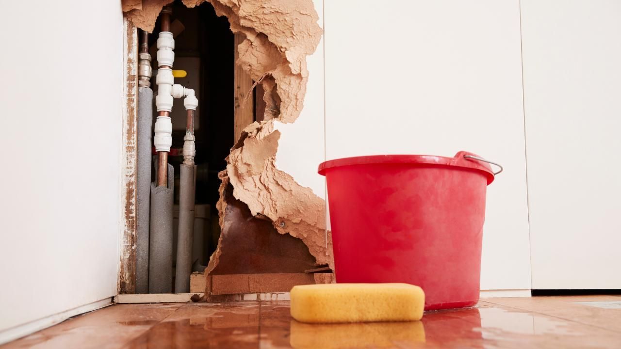 water damage home structure
