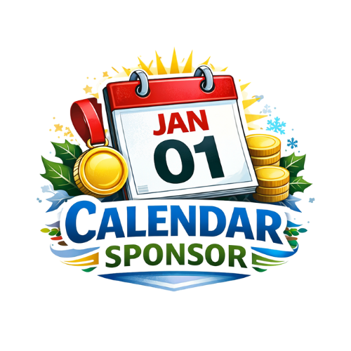 Calendar sponsorship opportunities with a photo of a calendar.