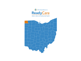 The state of Ohio with Williams County highlighted in orange.