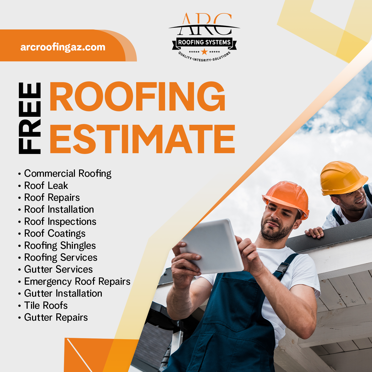 Arizona roofing service listings