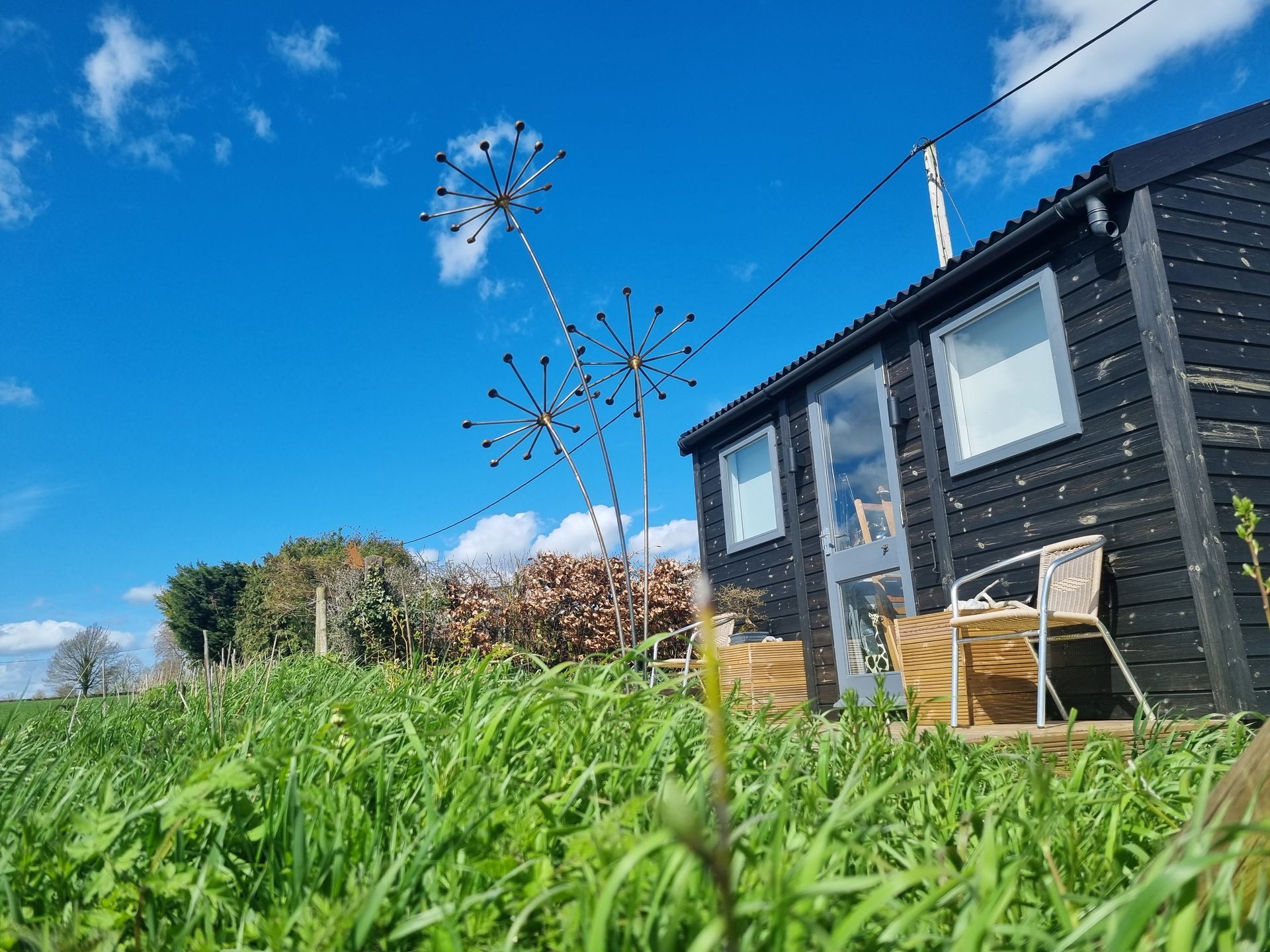 Sculpture at Dunnock Studio. 