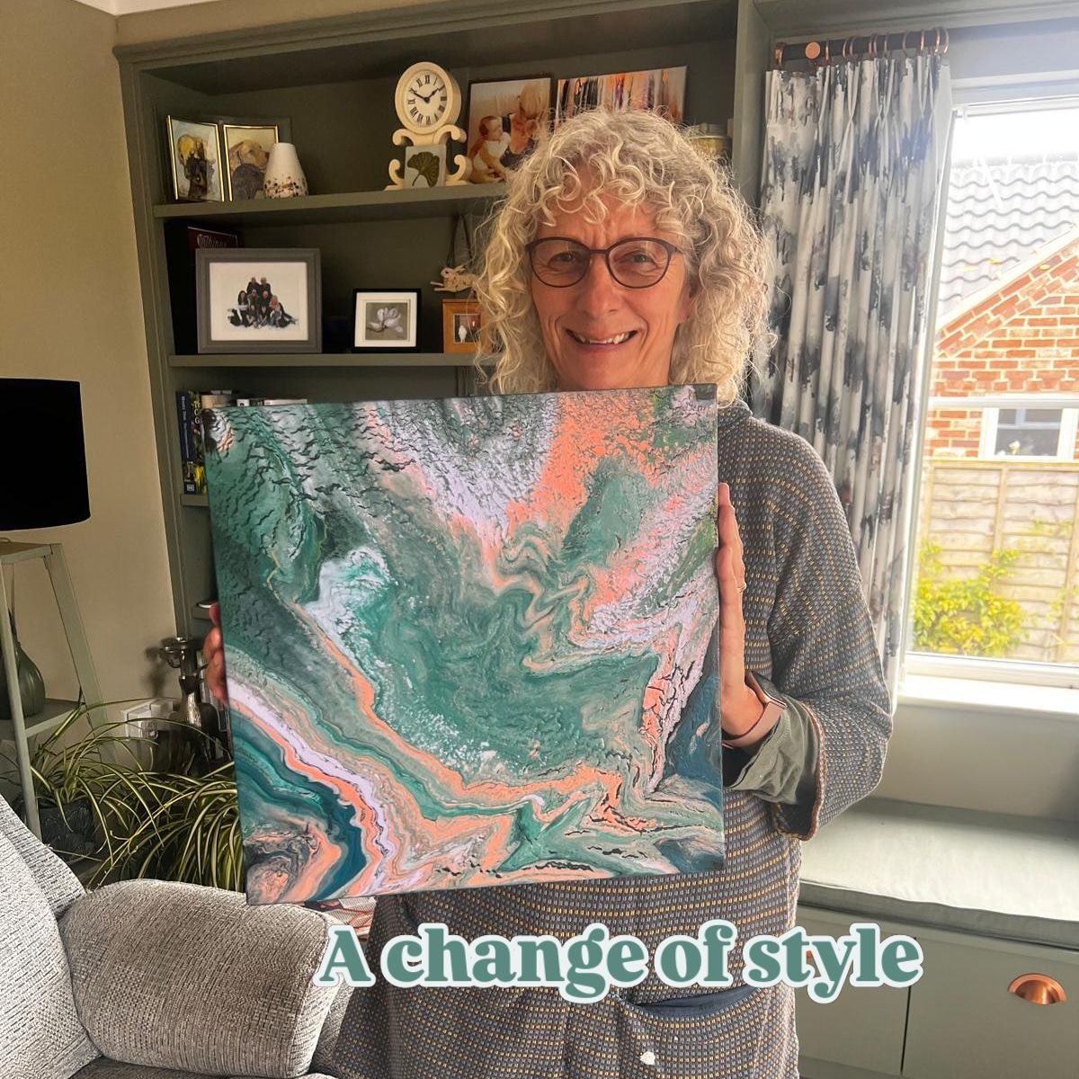 Acrylic pour painting with Jackie Smerdon