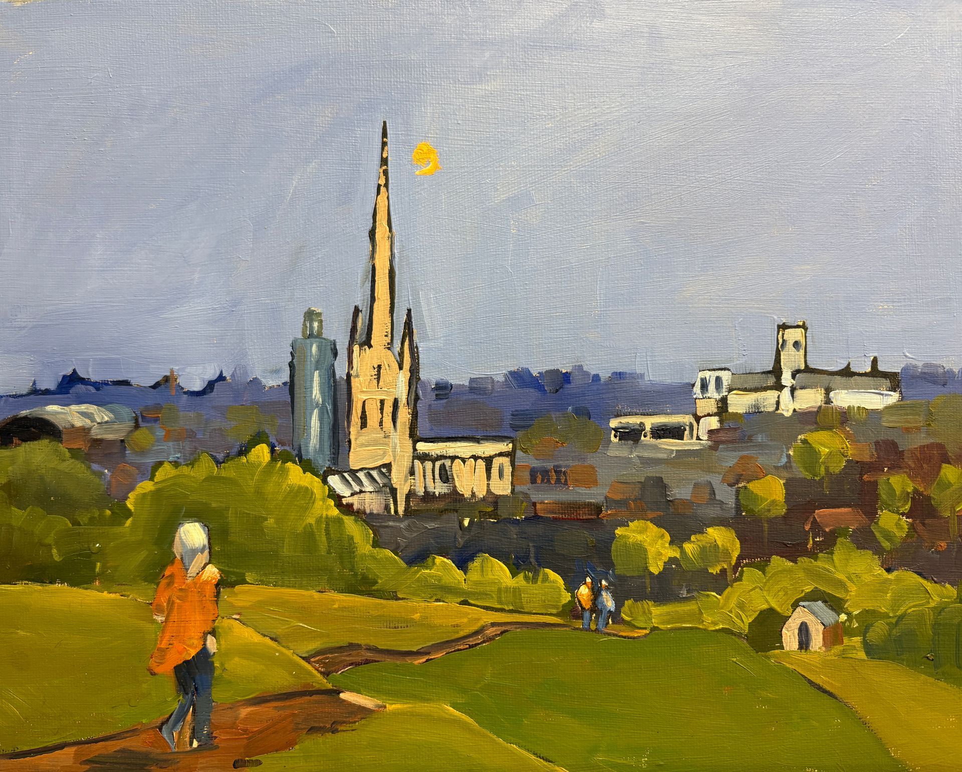 View towards Norwich City centre