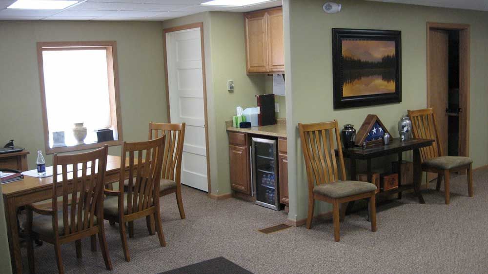 Perkins Funeral and Cremation Kitchen Area