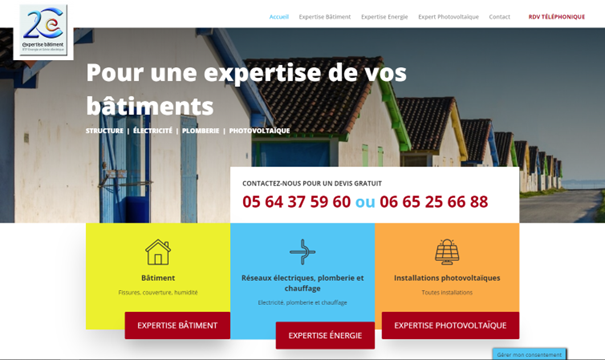 Site internet expert en bâtiment