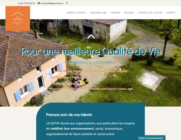 Site de coaching et de coworking