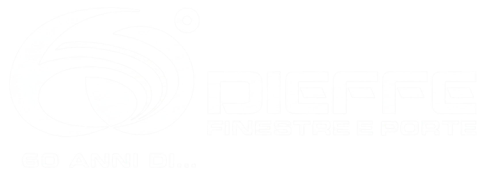 Logo Dieffe in bianco