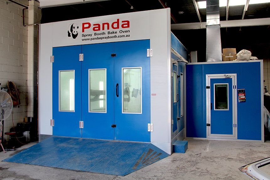 Car Spray Booth — Terry Austin’s Crash Repairs in Toowoomba, QLD