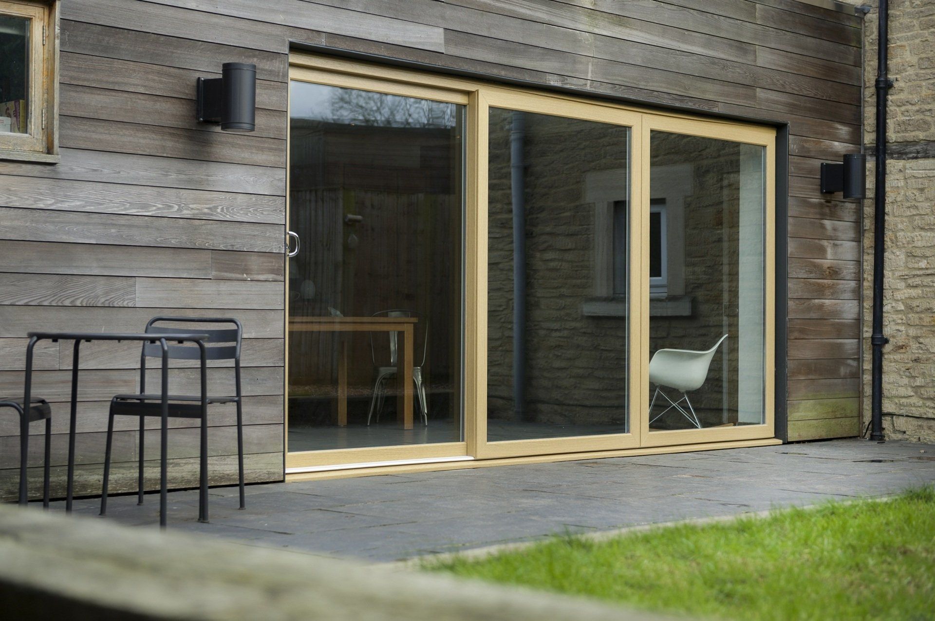 coloured uPVC windows sliding doors