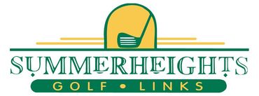 Summer Heights Golf Links logo with golf club graphic.