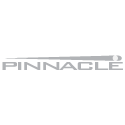 Pinnacle logo in gray with a streak graphic above the text.