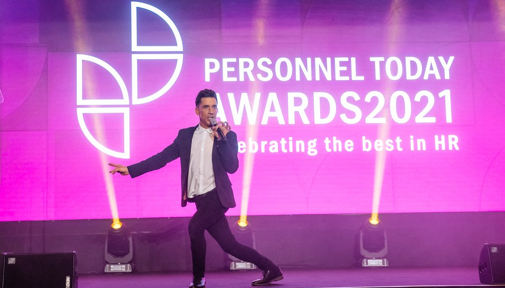 Host for the evening, comedian Russell Kane
