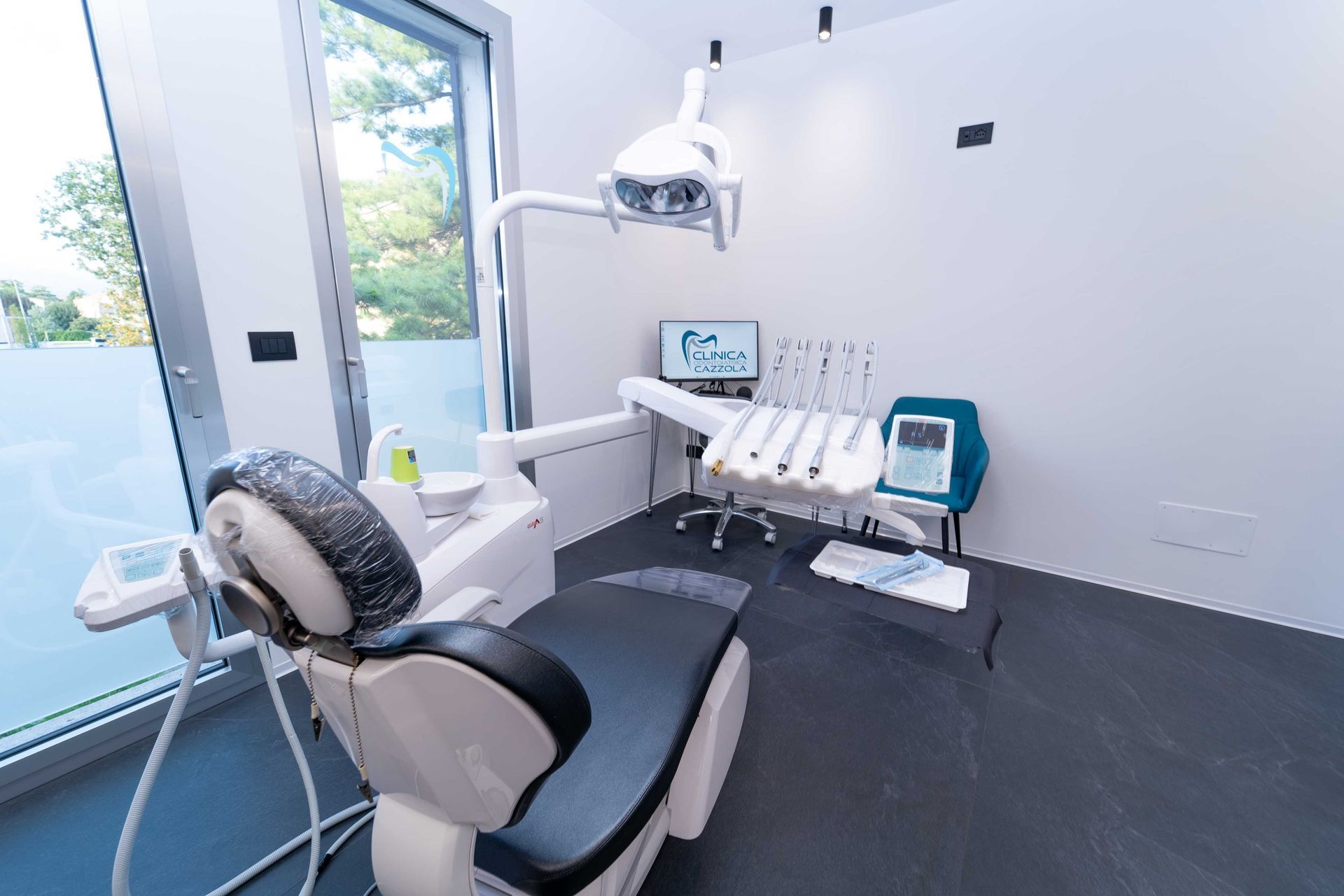Uno degli studi presenti presso la clinica odontoiatrica