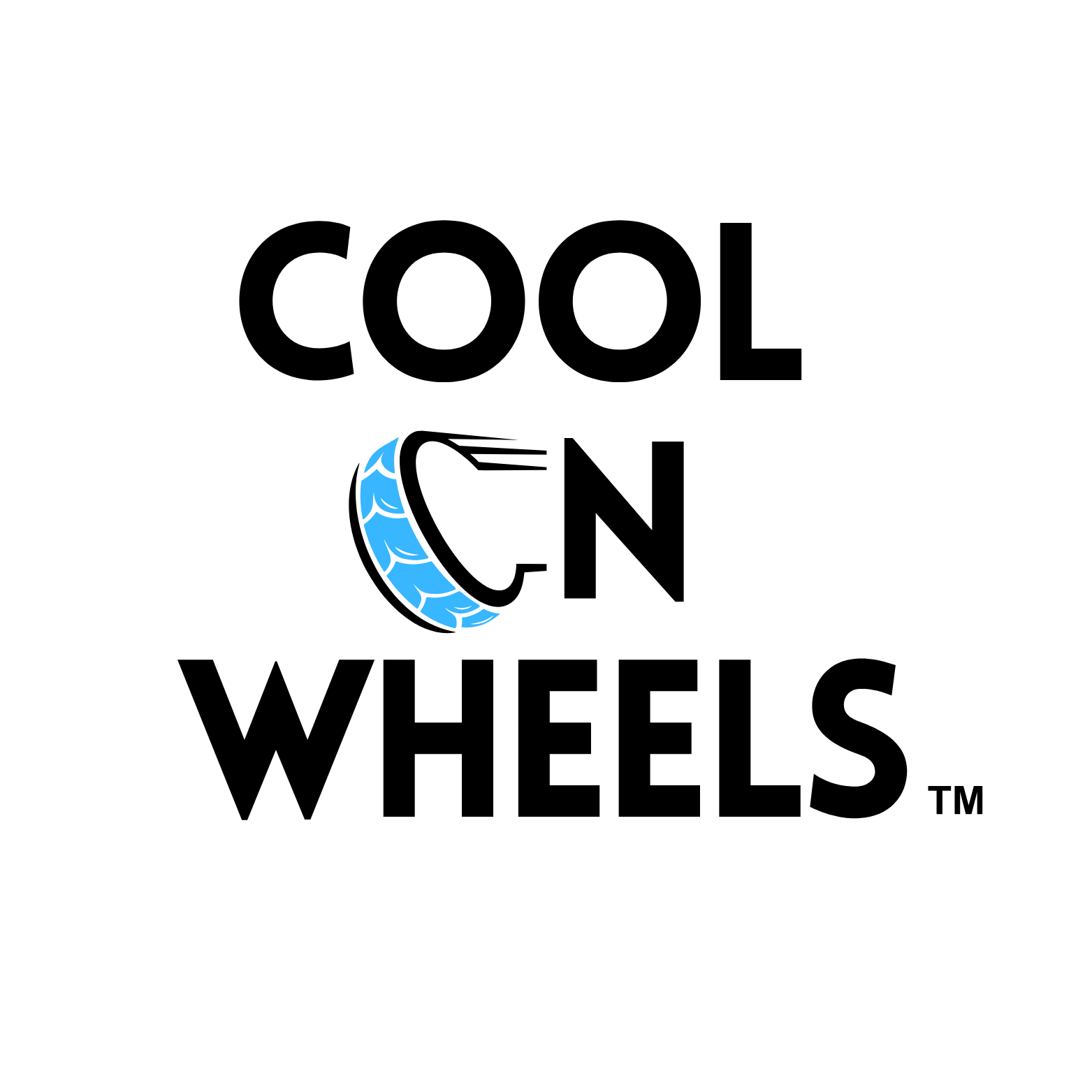 The logo for cool cn wheels shows a blue ball on a white background.