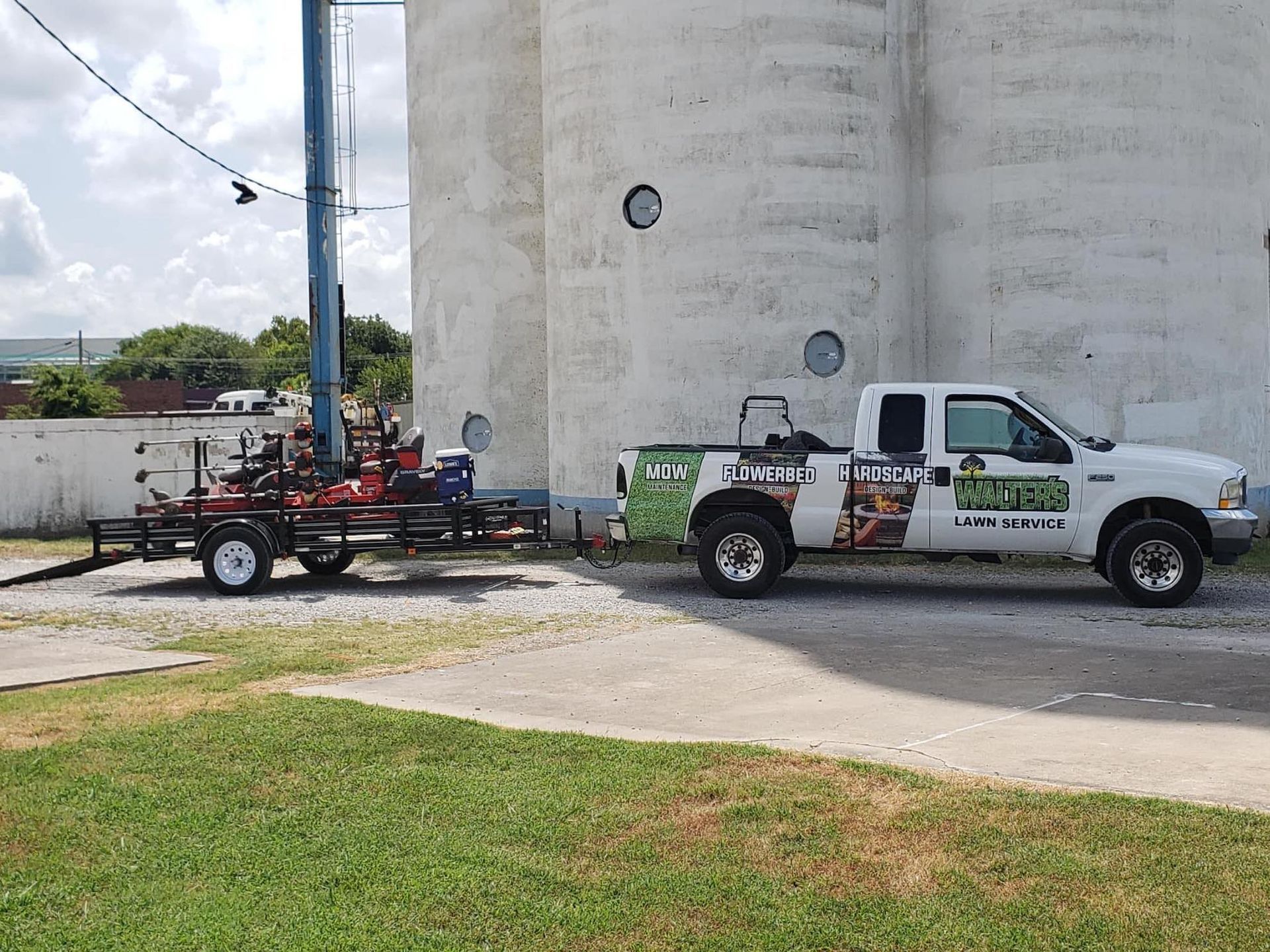Walter's Lawn Service Truck