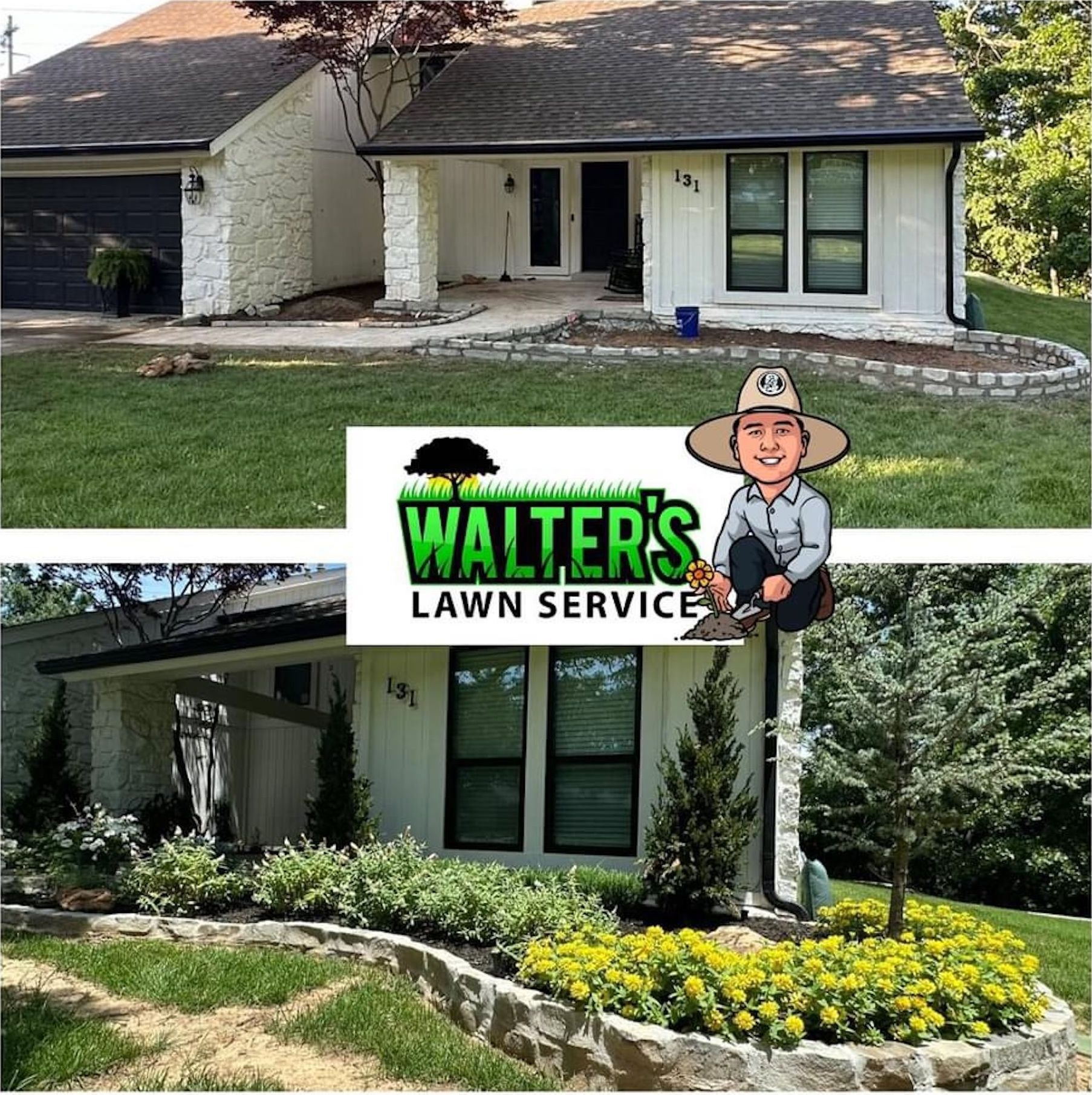 Flowerbed Installation