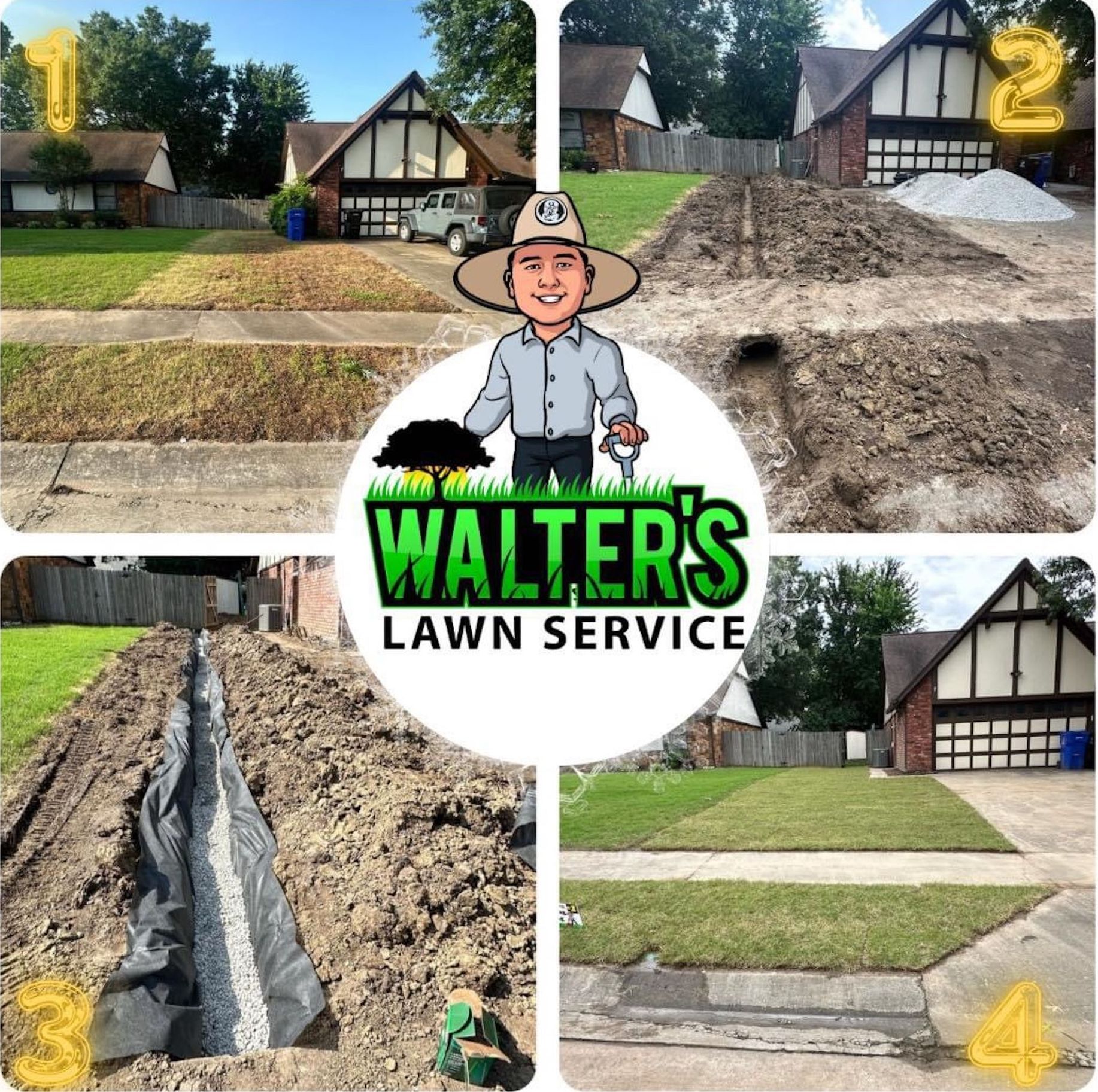 French Drain Installation