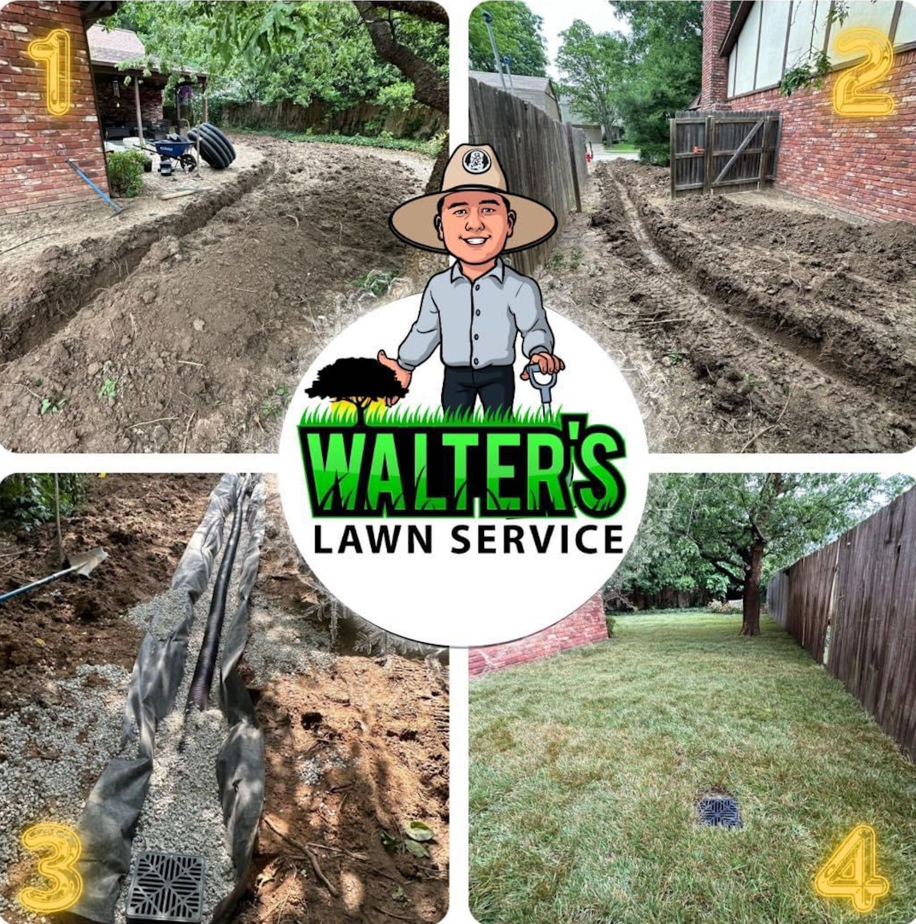 French Drain Installation