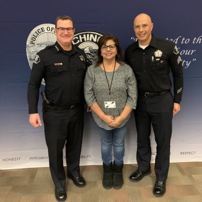 Our Team With The Chino Police — Upland, CA — Embrace Health Insurance Agency