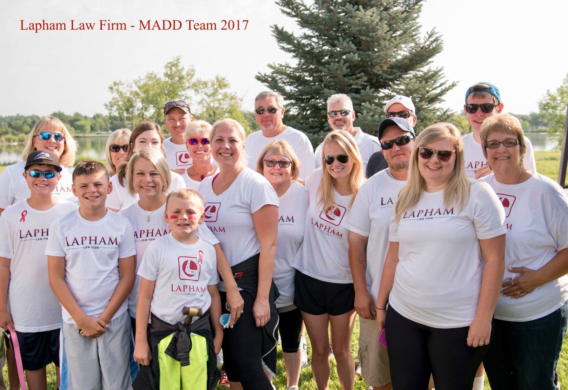 Team Lapham Law again walked to support MADD