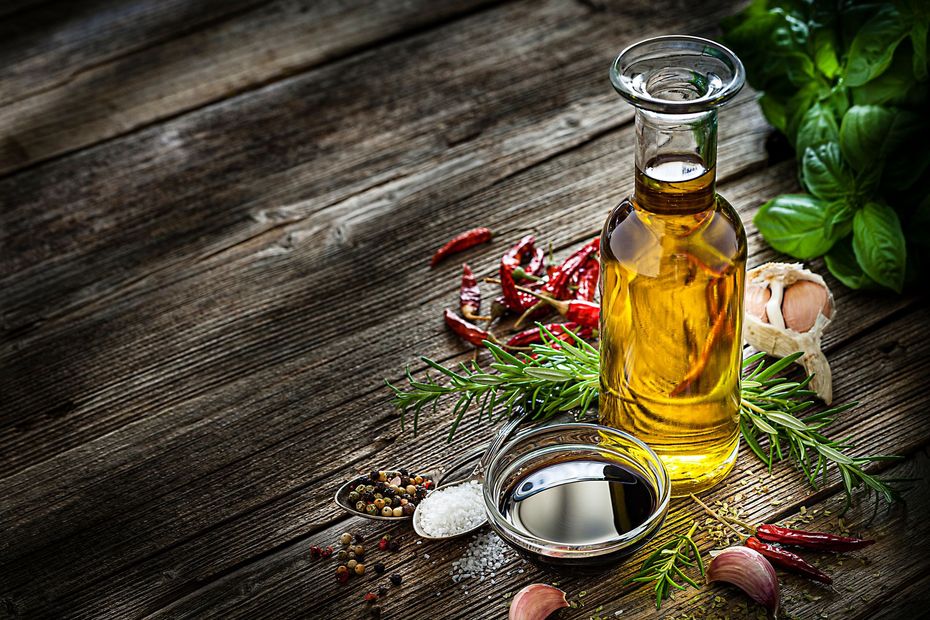 olio extravergine e aceto