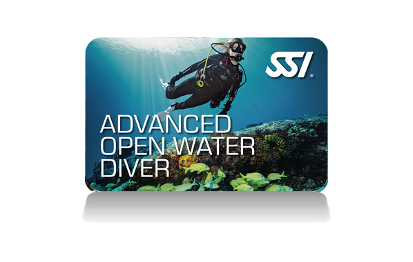 SSI Advanced Diver certification card