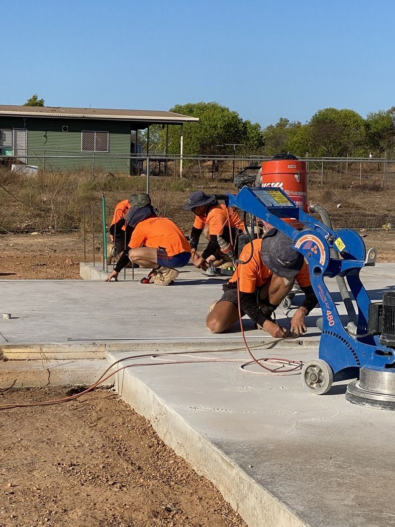 Exterior View Of New House Under Construction And Painting — Local Builders in Yarrawonga, NT