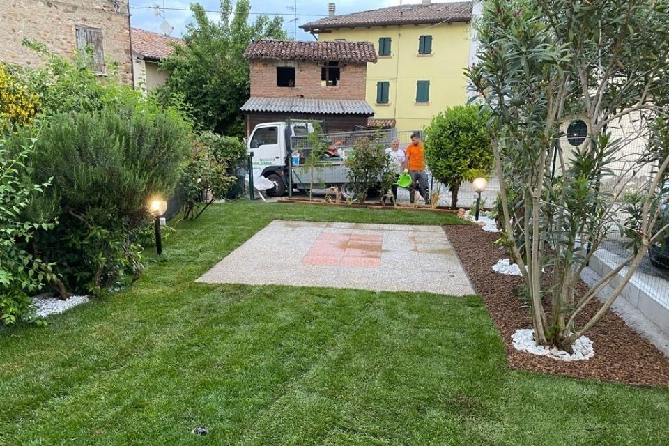Realizzazione di un giardino