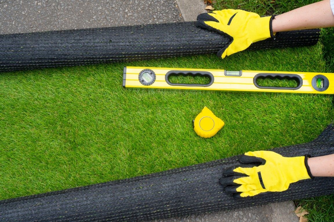 An Image of Residential Artificial Turf Installation in Oceanside, CA