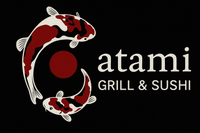 Atami Grill & Sushi Logo with black background 