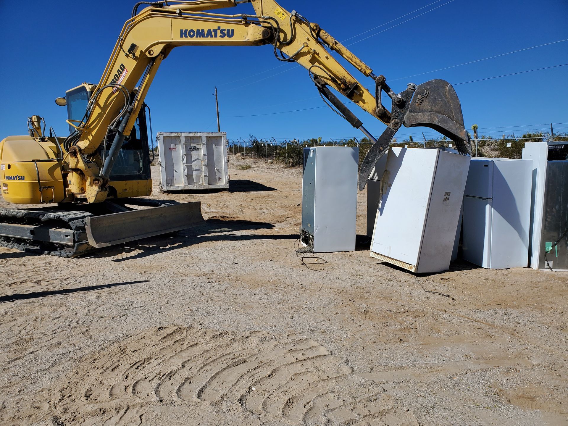 Excavator Working — Kingman, AZ — Old Trails Demolition