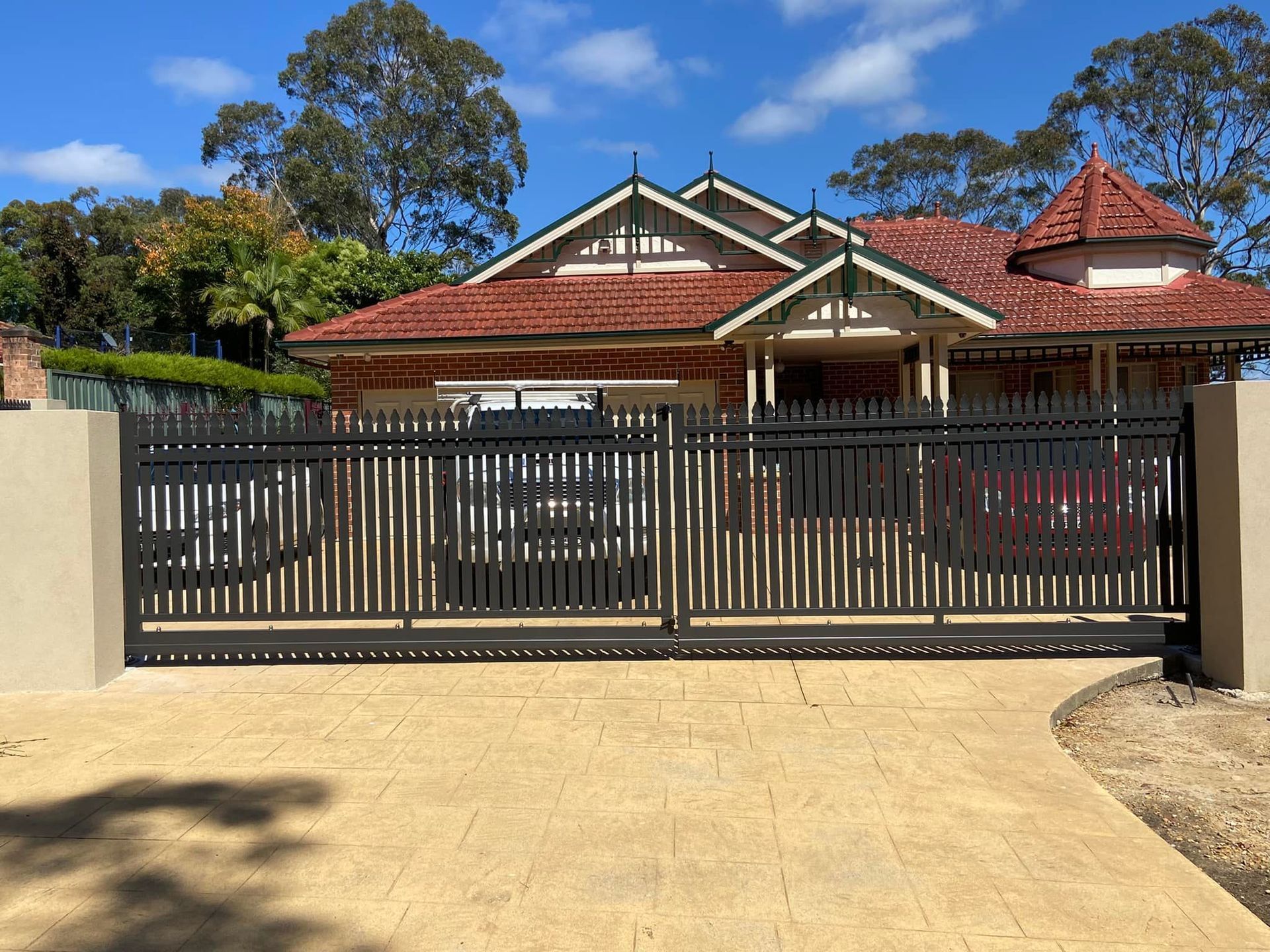A House with a Gate — Penrith, NSW — C&C Wrought Iron