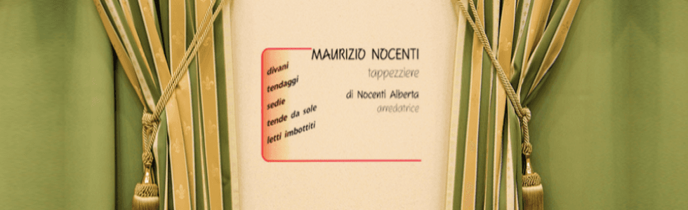Tappezziere Maurizio Nocenti