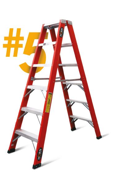 Escalera tijera doble