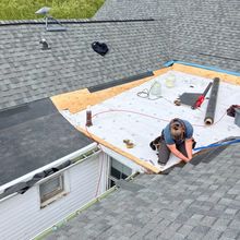 Repairing a roof leak