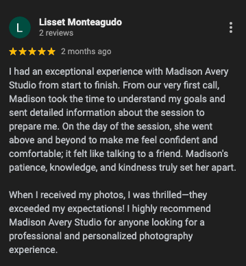 A review for madison avery studio written by lisset monteagudo