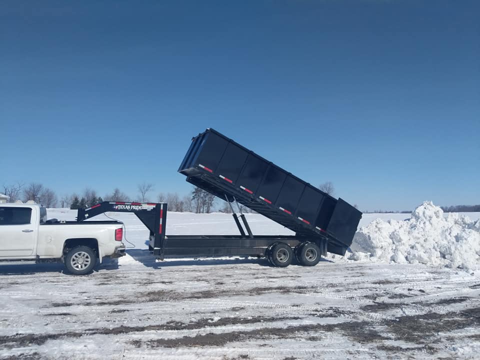 Snow Plow — Truck Picking Lots of Snow in Minneapolis, MN