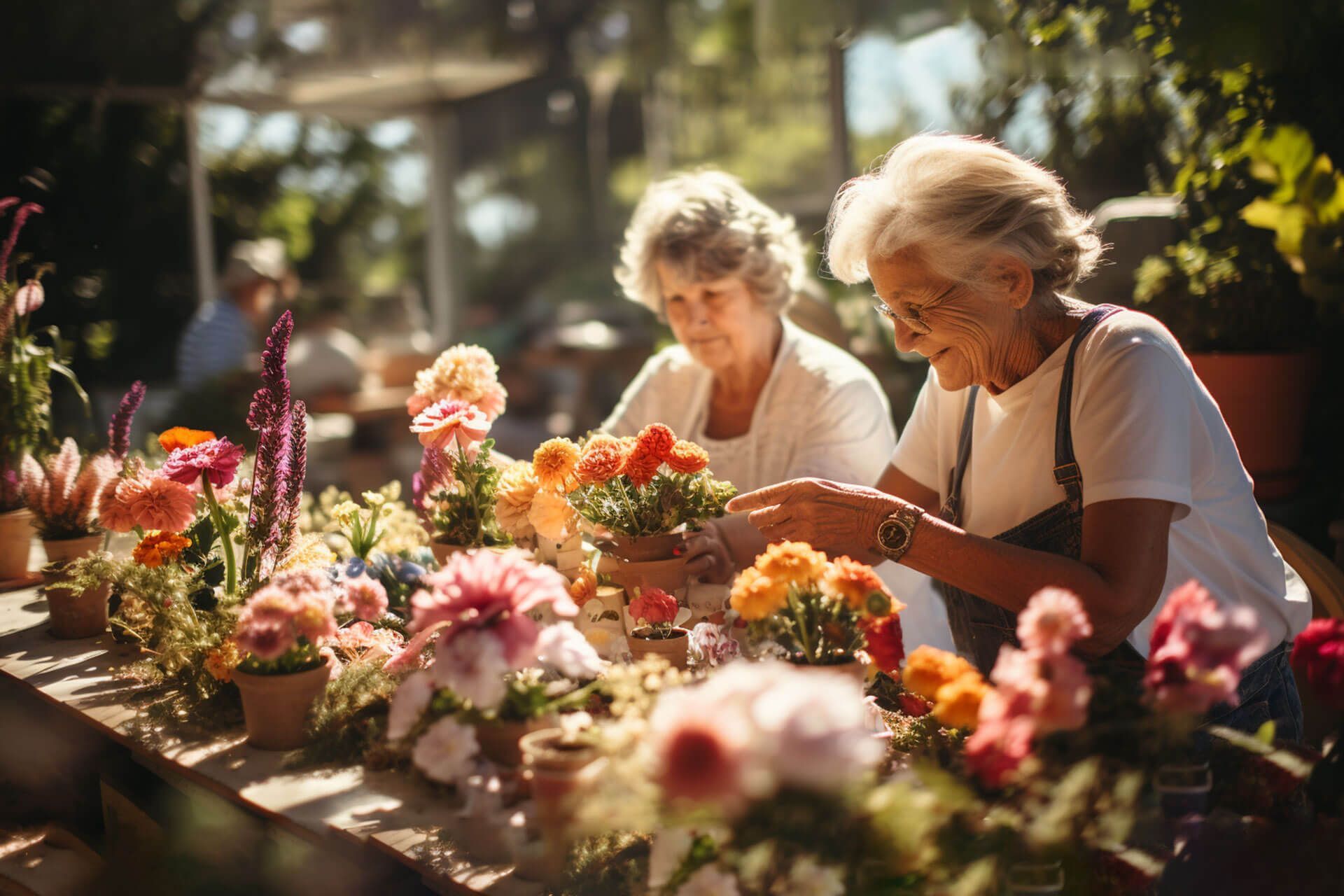 Atividades de jardinagem