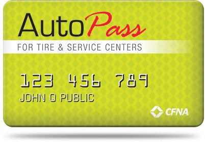 A yellow autopass for tire and service centers