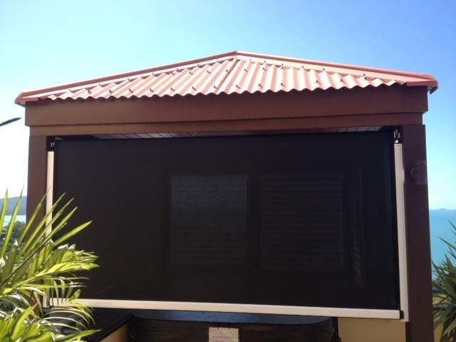 A Large Screen on the Side of a Building — Whitsunday Vogue Interiors in Cannonvale, QLD