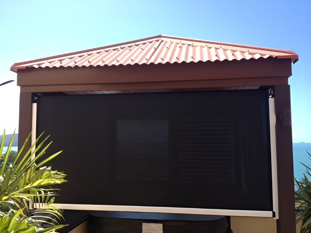 A Large Screen on the Side of a Building — Whitsunday Vogue Interiors in Bowen, QLD