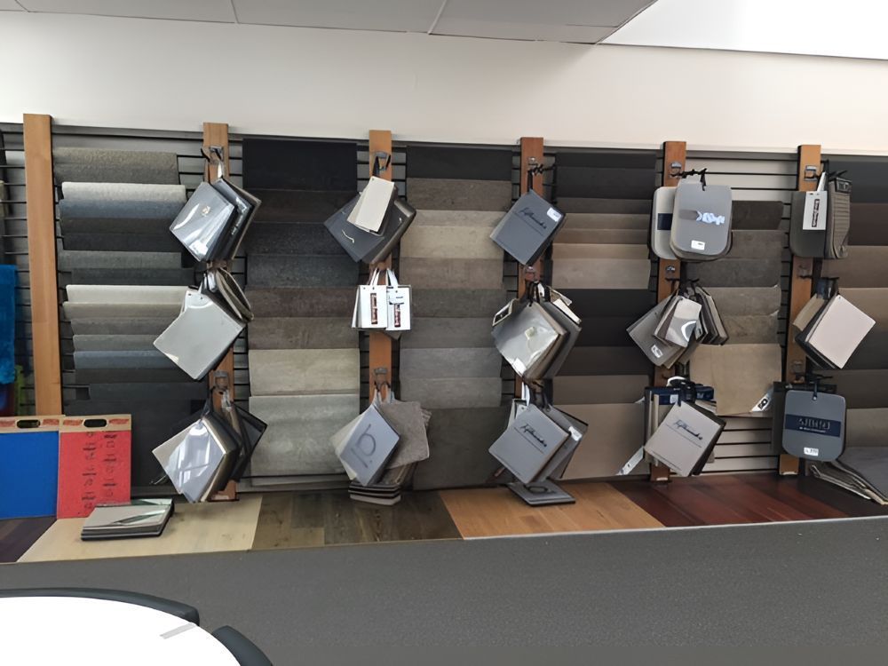 A Display of Different Types of Tiles in a Store — Whitsunday Vogue Interiors in Proserpine, QLD