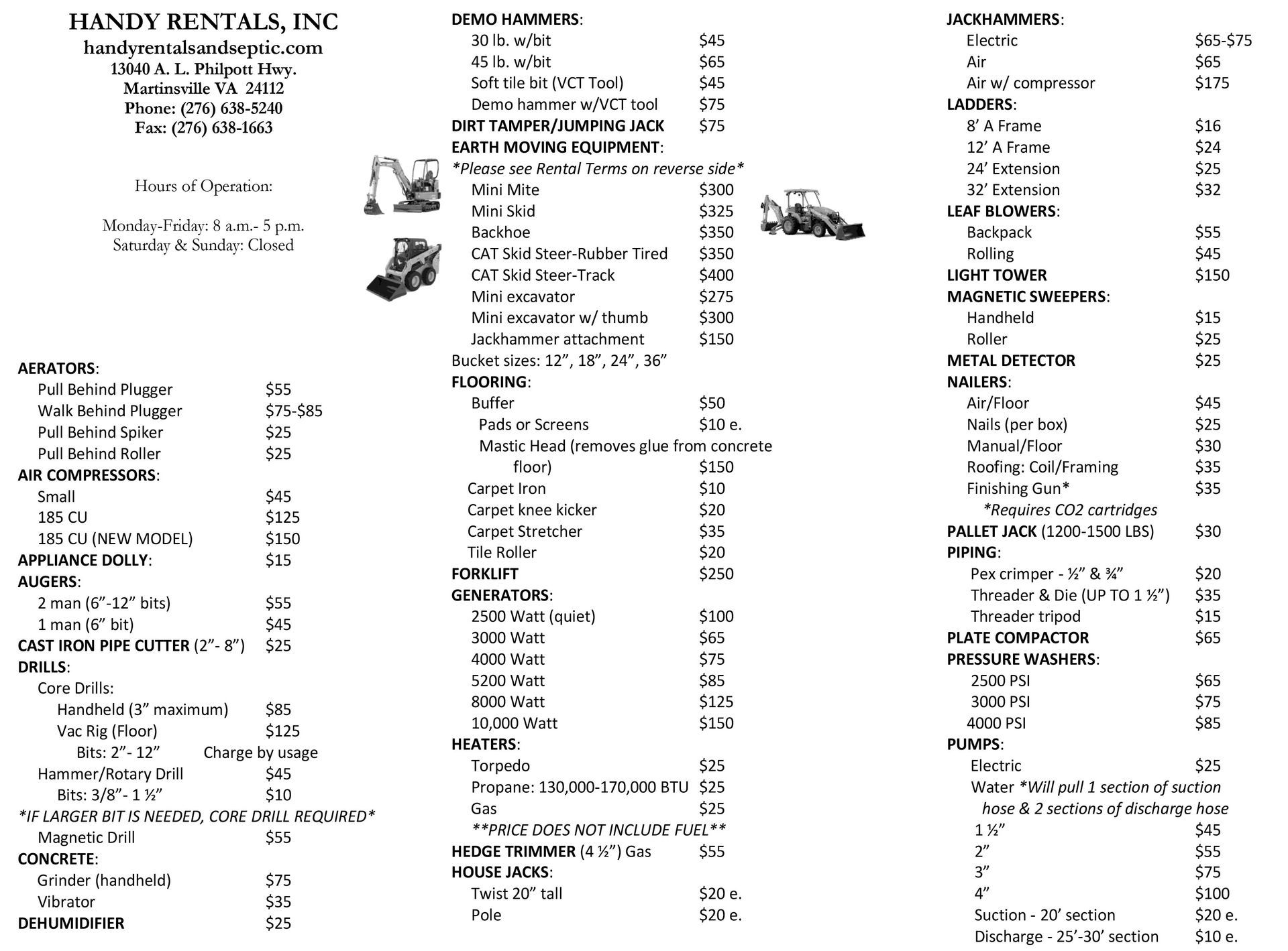 Rent Lawn Machine | Martinsville, VA | Handy Rentals