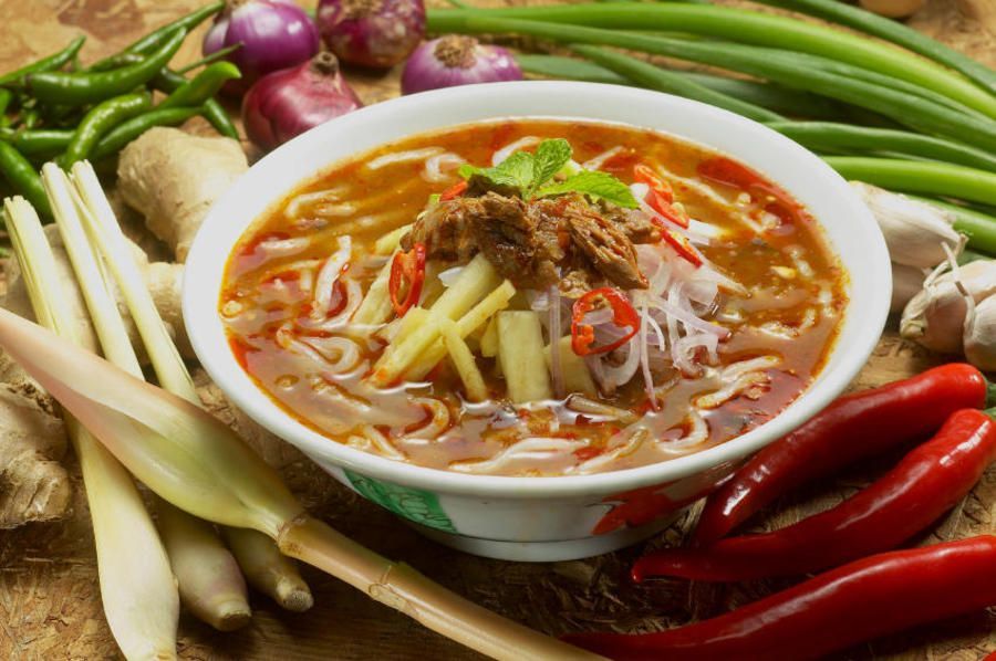Asam Laksa Spezialität aus Malaysia