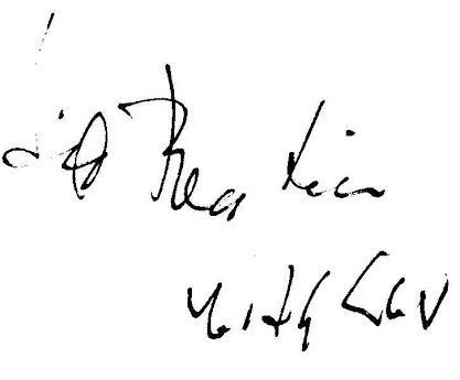 Autogramm von Sid Bernstein