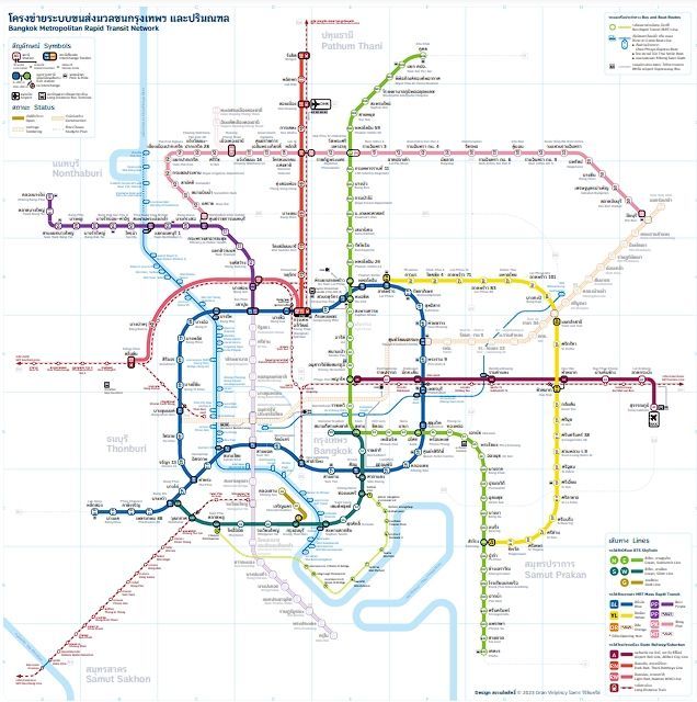 Bangkok Transit Map