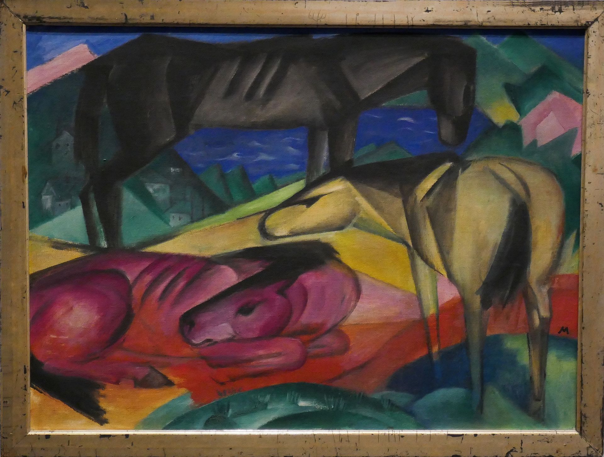 Franz Marc, Drei Pferde II