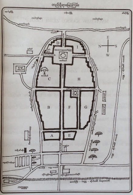 Plan von Kakku, Myanmar, Kakku Map,