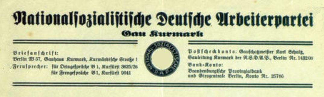 Gauleitung Mark Brandenburg