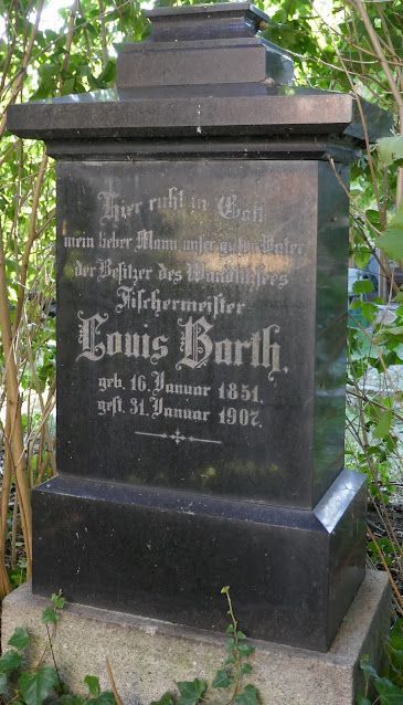 Grabstein Louis Barth Wandlitz